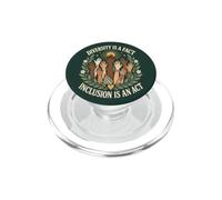 Diversité Inclusion Égalité Unité Justice Sociale PopSockets PopGrip pour MagSafe