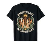 Diversité Inclusion Égalité Unité Justice Sociale T-Shirt