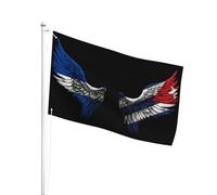 Diversité Pirate Drapeaux Salvadorien Et Cubain Drapeau De Jardin Parfait Drapeaux Bannières Pour Cadeau D'Anniversaire, Décoration D'Halloween, Terrasse, 3X5 Ft