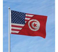 Diversité Pirate Drapeaux Tunisie Compliquée Drapeau Personnalisé Parfait Drapeaux Bannières Pour Festival, Cadeau D'Anniversaire, Terrasse, 3X5 Ft