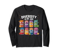 Diversity is My Jam Diversity Cute Social Justice Awareness Manche Longue