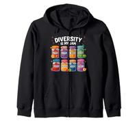 Diversity is My Jam Diversity Cute Social Justice Awareness Sweat à Capuche