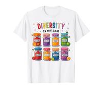 Diversity is My Jam Sensibilisation à l'inclusion colorée T-Shirt