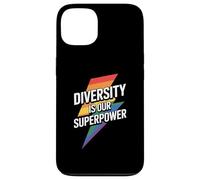 Diversity Is Our Superpower Pride Tee Coque pour iPhone 13
