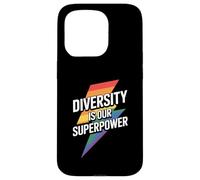 Diversity Is Our Superpower Pride Tee Coque pour iPhone 15 Pro