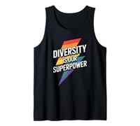 Diversity Is Our Superpower Pride Tee Débardeur