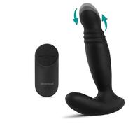 Diversual Athos, Stimulateur de Prostate, Point P, Rechargeable USB, Télécommande, Submersible, Silicone (Noir)