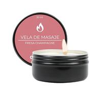 Diversual Bougie de massage parfumée 30 ml (fraise champagne)