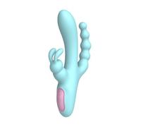 Diversual Jacky Rabbit Vibrateur Triple Bleu Clair 1 Unité