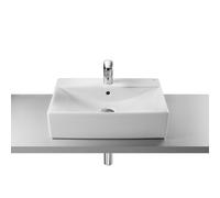 Diverta 60 vasque à poser sur plan 4 faces emaillées 600x440 blanc - ROCA A32711G000