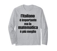 Divertente Grammatica L'Italiano è Importante ma Matematica Manche Longue