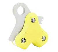 Diverter pour la Poulie d'immersion, Ruffer pour la Poulie pour l'apnée Conception Ergonomique pour la Plongée Sous-marine (jaune fluo)