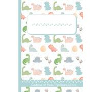 DIVERTIBOOKS - Cuaderno A4 con Pauta Montessori 3,5 mm - Libreta de Caligrafía y Escritura para Niños de 5 a 8 Años - Modelo Dinosaurios: El cuaderno ... cursos de primaria: grande, claro y motivador