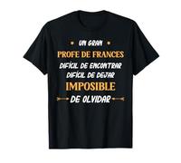 Divertido Profe de Frances Hombre Un Gran Profe de Frances T-Shirt