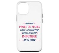Divertido PROFE DE Mates Mujer Una Gran PROFE DE Mates Coque pour iPhone 12/12 Pro