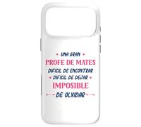Divertido PROFE DE Mates Mujer Una Gran PROFE DE Mates Coque pour iPhone 17 Pro Max