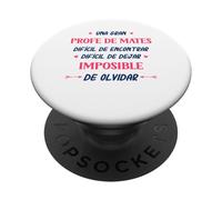 Divertido PROFE DE Mates Mujer Una Gran PROFE DE Mates PopSockets PopGrip Adhésif
