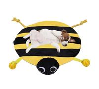 Divertir le tapis - tapis de jeu de jouets grinçant pour chiot Treat Fun | Mat d'alimentation interactif de chien avec des grincements intégrés pour un soulagement de l'ennui, un exercice mental, un s