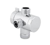 Divertisseur de Douche 3 Voies Facile à Installer Inverseur d'Eau pour Pommeau et Robinet Salle de Bain Accessoire Sans Fuite Idéal pour Rénovation Maison Moderne
