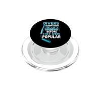 Dives Wearing Masks Before They Were Popular Fun Scuba Dive PopSockets PopGrip pour MagSafe