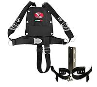 DiveSystem Mod x3 m imbraco GAV Technique, Plaque Aluminium, contropiastra et fascioni pour monobombola, Noir, Taille Unique