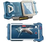 DIVEVOLK Étui de téléphone de plongée compatible avec iPhone 12/13/14/15