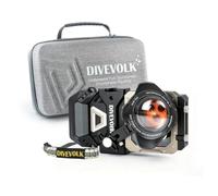DIVEVOLK SeaTouch 6 Pro Ocean Kit avec objectif grand angle 0,6x compatible avec iPhone 12/13/14/15/16/17/18 Pro Max