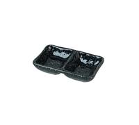 Divided Ceramic Dish 2 Compartment Appetizer Plates Soy Dipping Sauce Charcuterie Bowls Snack Platter for Soy Vinegar Ketchup BBQ Sauce Side Dishes for Seasoning, Appetizer, Vinegar, Ketchup