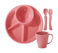 Divided Plates, Portion Control Dish Set, Microwave and Dishwasher Safe Design, Child-Friendly Dining Bowl, for Kindergarten, Restaurant, Canteen, Apartment, Motor Home Use
