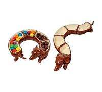 Divided Serving Tray - Compartment Serving Tray | Dachshund 5 Section Funny Dish, Compartment Ser- TR-ay - 5 Section Storage Dish for Home, Kitchen, Cooking, Eating, Dinner