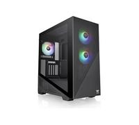 Divider 370 TG ARGB - Mid tower - ATX étendu - panneau latéral fenêtré (verre trempé) - pas d'alimentation (PS/2) - noir - USB/Audio