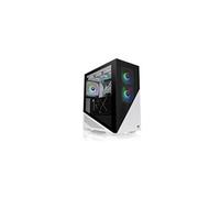 Divider 370 TG Snow ARGB - Mid tower - ATX étendu - panneau latéral fenêtré (verre trempé) - pas d'alimentation (PS/2) - blanc - USB/Audio