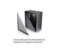 Divider 500 TG Air - MDT - ATX - panneau latéral fenêtré (verre trempé) - pas d'alimentation (PS/2) - noir - USB/Audio