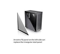 Divider 500 TG Air - MDT - ATX - panneau latéral fenêtré (verre trempé) - pas d'alimentation (PS/2) - noir - USB/Audio