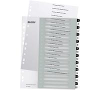 Dividers 1-20,Printable On Pc,A4,Extra-Wide,Ultra-Resistant Plastic,White/Black,Wow,12170000
