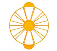 Dividir De Pastel Cake Portion Marker Qualité Alimentaire Rond 10/12 Pièces Gâteau Marqueur Portion Égale Pain Gâteau Diviseur Outil De Cuisson Cake Portion Marker (Jaune