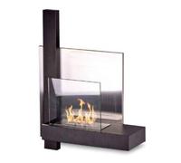 DIVINA FIRE DF42459 cheminée Intérieure Cheminée encastrable Bioéthanol Noir