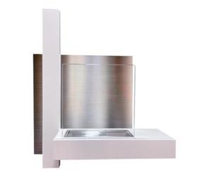 DIVINA FIRE DF92007 cheminée Intérieure Cheminée encastrable Bioéthanol Blanc