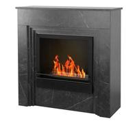 DIVINA FIRE DF95600 cheminée Intérieure Cheminée autonome Bioéthanol Noir