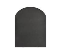 Divina Fire Plateforme de Protection de Sol pour poêles à Bois et pellets en Acier 90x80