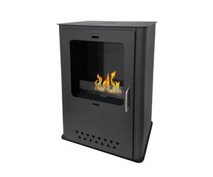 Divina Fire Poêle bioéthanol chemin de terre bio Luisa L50xP30xH68