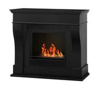 DIVINA FIRE WASHINGTON Intérieure Cheminée autonome Bioéthanol Noir