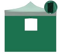 Divina Garden Tissu Latéral avec Fenêtre Gazebo 3x3mt Oxford 600D Imperméable 90