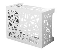 Cache climatiseur en aluminium blanc ARTIST M 86x44x h68 cm