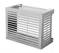 DIVINA HOME Cache climatiseur pour climatiseur LINEAR M Blanc en aluminium L86xP44xH68 cm