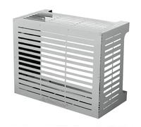 DIVINA HOME Housse de climatisation linéaire M blanc en aluminium L86 x P44 x H6