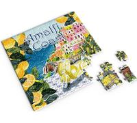 Divina Italian Design Puzzle 100 pièces, 20 x 20 cm, Souvenir Collection Italie, Paysages suggestifs, Pour tous les âges (AMALFI COAST - cod. VAR92#2)