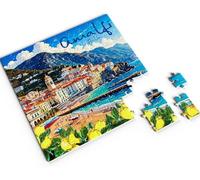 Divina Italian Design, Puzzle 100 pièces, 20 x 20 cm, Souvenir Collection Italie, Paysages suggestifs, Pour tous les âges (AMALFI Italia - cod. VAR92#1)