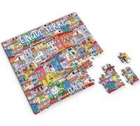 Divina Italian Design, Puzzle 100 pièces, 20 x 20 cm, Souvenir Collection Italie, Paysages suggestifs, Pour tous les âges (Cinque Terre - cod. VAR91#2)