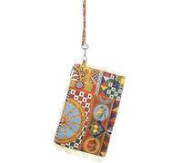 DIVINA Pochette méditerranéenne italienne avec impression, franges décoratives, 28 x 18 cm - POC 1800 - BAG 98, 15.